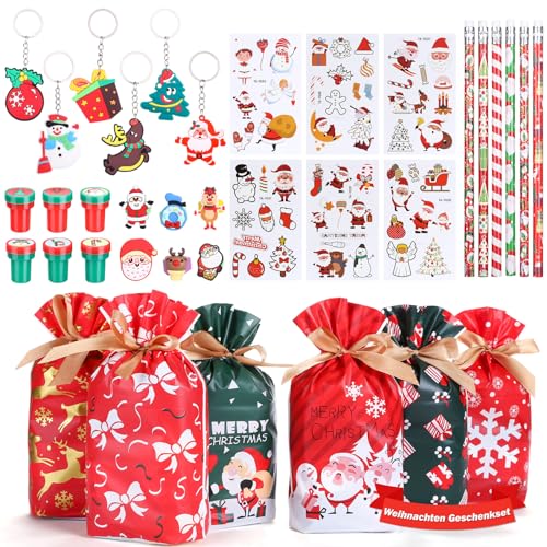 GWHOLE 36 Stück Weihnachten Geschenk Party Mitgebsel Set Kinder Gastgeschenke Weihnachtsdeko Klein Überraschungspaket Weihnachts Deko Party-Mitgebsel Geschenkset Multi-Muster von GWHOLE