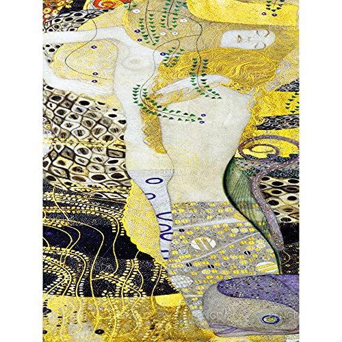 GWYDYB 5D DIY Diamond Painting Kits Klimts berühmte Gemälde Klimt Works - Stickerei Kreuzstich Strass Bilder Kunst Wohnkultur Geschenk 40×50cm von GWYDYB