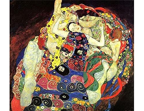 GWYDYB 5D DIY Diamond Painting Kits Klimts berühmte Gemälde Klimt berühmte Gemälde - Jungfrau - Stickerei Kreuzstich Strass Bilder Kunst Wohnkultur Geschenk 40×50cm von GWYDYB