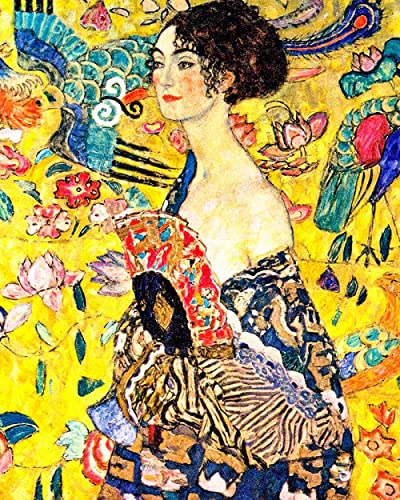 DIY 5D Diamond Art Painting Kits,Klimts berühmtes Gemälde – Mrs. Gustav Klimt – Wanddekoration 30×40cm von GWYDYB