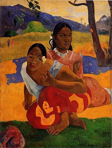 GWYDYB DIY 5D Diamond Painting Sets, berühmte Gemälde von Paul Gauguin - Wann heiratest du - Wanddekoration 30×40cm von GWYDYB