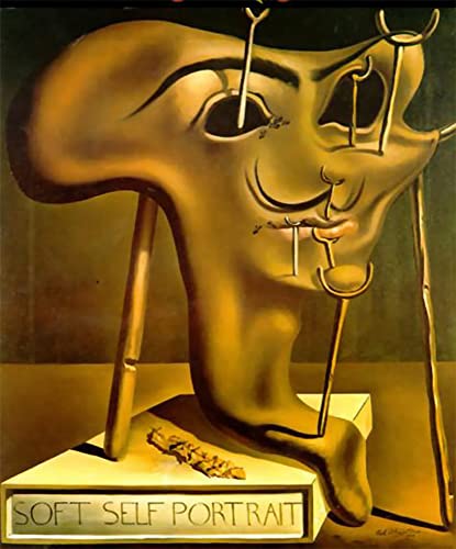 GWYDYB DIY 5D Diamond Painting Set, Salvador Dali Works - Weltberühmte Gemälde - Wanddekoration 30×40cm von GWYDYB