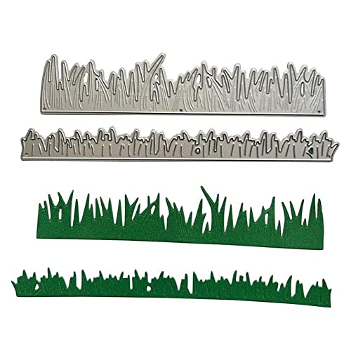 Gras-Stanzformen Grün Gras Metall Stanzformen für DIY Scrapbooking Album Papier P3M4 dekorative Karten Basteln von GXFCAI