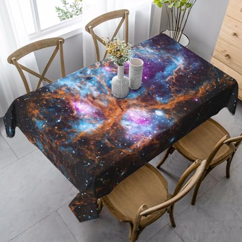 Universe Galaxy Space Elegante rechteckige Tischdecke für Ess-, Küchen- und Outdoor-Tische und Bauernhaus-Dekoration von GXUNGT