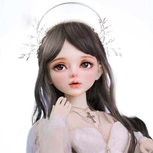 1/3 BJD-Puppe 56 cm 22 Zoll Mechanische Gelenkpuppe Hübsche SD-Puppe mit Handbemaltem Make-up + Komplettes Set Kleidung Accessoires, Jubiläumsgeschenke von GYHCB