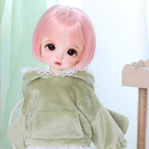 1/6 BJD-Puppe 26 cm 10,23 Zoll Kugelgelenkpuppe Mini SD Doll mit Komplettset Kleidung Perücke Schuhe Make-up, Süßes Geburtstagsgeschenk von GYHCB