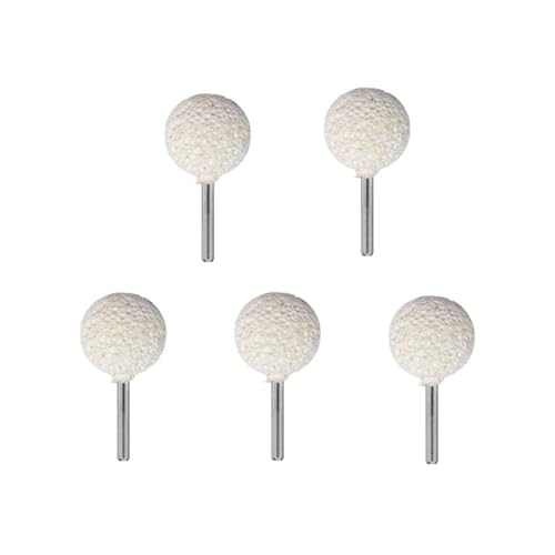 GYQIZSS 1/2/3/5 stücke Auto Reifen Schleifen Kopf Raspel Punktion Pinsel Puffer Polieren Golf Ball Schaft Werkzeug for Reinigung und Finishing vertieften Bereichen von GYQIZSS