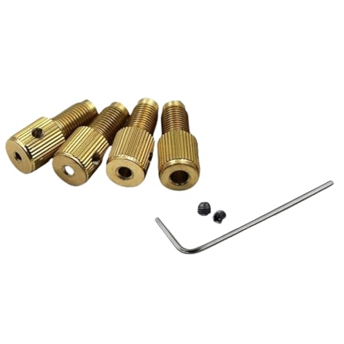 GYQIZSS 1 stücke 4 stücke M8 M7 2/2,3/3,17/5mm Kupfer Bohrfutter Welle Selbstspannende Mini Messing Bohrer Klemme Spannfutter Pleuel Schnell Ändern Chuck von GYQIZSS