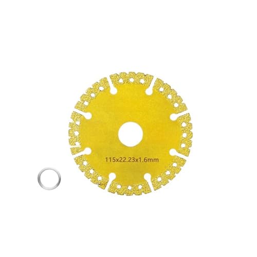 GYQIZSS 115mm 125mm 180mm Diamant Sägeblatt Metall Löten Eisen Bewehrung Edelstahl Trennscheiben Set Winkel Schleifer disk Trennscheibe 1PCS von GYQIZSS