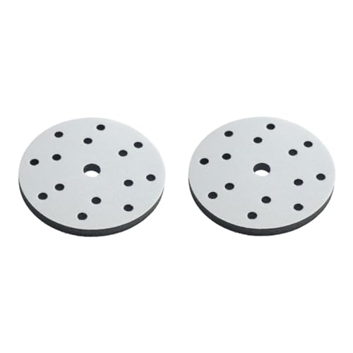 GYQIZSS 2 PCS 15 Löcher Weiche Schwamm Interface Pad 6 Zoll 150mm Schleif Pads Träger Disc Haken Schleife Schleif Scheiben for Polierer von GYQIZSS