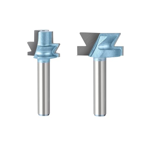 GYQIZSS 2 stücke 8mm 12mm 1/2 zoll Schaft Helical Router Bit Holzbearbeitung Cutter Router Bit von GYQIZSS