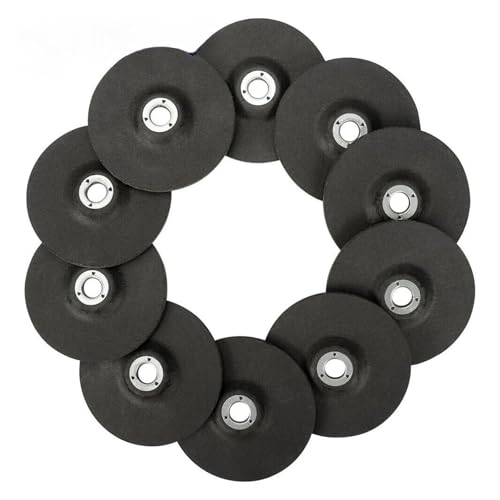 GYQIZSS 3 Zoll 75mm Aluminium-Schleifscheiben Räder Rund Metall Schleifen Polieren Disc Pad for Winkelschleifer 1/2/5/10 Stücke von GYQIZSS