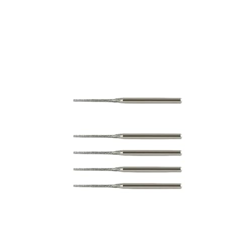 GYQIZSS 5PCS 0,8-2,5mm Diamant Beschichtete Bohrer Bits 2,35mm Schaft for Glas Blöcke Gläser Fliesen Flaschen Ziegel stein Bohren Werkzeuge von GYQIZSS