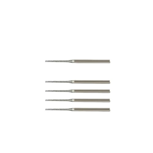 GYQIZSS 5PCS 0,8-2,5mm Diamant Beschichtete Bohrer Bits 2,35mm Schaft for Glas Blöcke Gläser Fliesen Flaschen Ziegel stein Bohren Werkzeuge von GYQIZSS