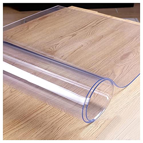 Glasklar Tischdecke Tischfolie Tischschutzfolie Transparente PVC Folie Schutzfolie,Wasserdichter Schutz,FüR Esstisch Couchtisch Und Schreibtisch (Dicke:2mm,Größe:35x40cm/13.8x15.7in) von GYUEZX