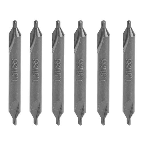 10 Pcs Alle Gemahlenen Mittelbohrmaschinen Bit HSS A-Typ für Starken Edelstahl All-Ground-Spiralpositionierung 1,5 Mm mit Vergrößerter Chipflöte-Design, das für 10 Pcs Alle Gemahlenen Mittelbohrmaschinen Bit HSS A-Typ für Starken Edelstahl All-Ground-Spiralpositionierung 1,5 Mm mit Vergrößerter Chipflöte-Design, das für von GYZOUKA