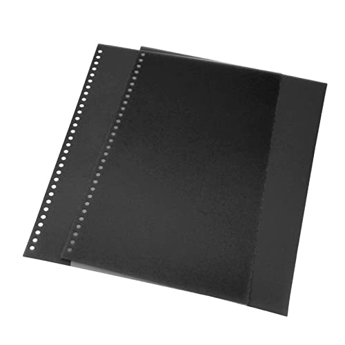 50pcs Blechschutz für Bindemittel, 300x212mm 30 Loch A4 Flexible Frosted Translucent -Bindungsabdeckungen für Kunststoffpapierpage -Protektoren für Berichte Präsentationen von GYZOUKA