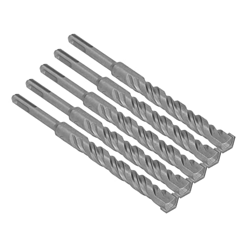 5PCS Schlagbohrer Bits 2 Flöten Spiral Bits Bohrhammer Bit Spiralbohrer mit Hartmetallspitze für Ziegel Beton (18mm) von GYZOUKA