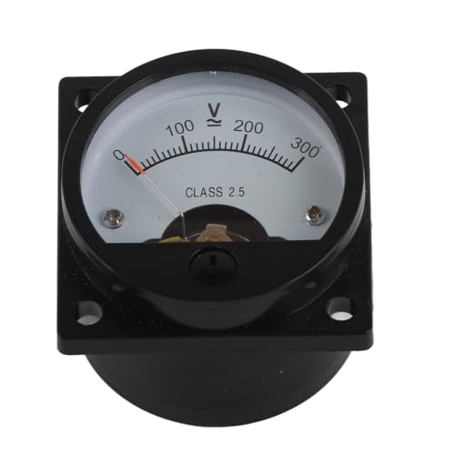 Rundes Voltmeter, ABS, Analoges Zifferblatt, Genaues Werkzeug Zum Messen von SO 45 AC 0 Bis 300 V von GYZOUKA