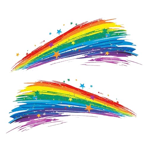 Regenbogen-Aufkleber, Lebendige Farben Multifunktional Dekoration, Wasserdichte Regenbogenfensteraufkleber Für Auto Bikes Doors Family Friends Regenbogen-Aufkleber, Lebendige Farben Multifunktional Dekoration, Wasserdichte Regenbogenfensteraufkleber Für Auto Bikes Doors Family Friends von GZBMEZS