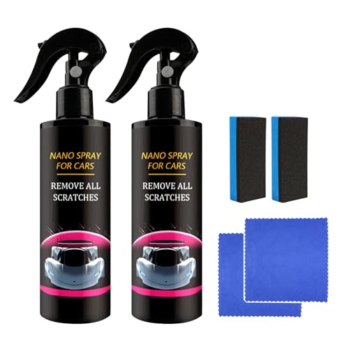 Autopolitur Kratzer Entfernen, Kratzer Entferner Auto,Nano Kratzer Reparatur Polish Spray für Auto, Ultimate Paint Restorer, Kratzer Entferner Polieren Kit für alle Arten von Autos ausgelegt (A) von GZWY