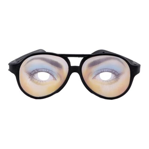 Gacqpli Lustige Augen-Verkleidungsbrille – Verkleidungs-Brillen-Spielzeug, Lustiges Augen-Brillen-Kostüm, Praktisches Scherz-Spielzeug Für Halloween-Narrentag-Zubehör von Gacqpli