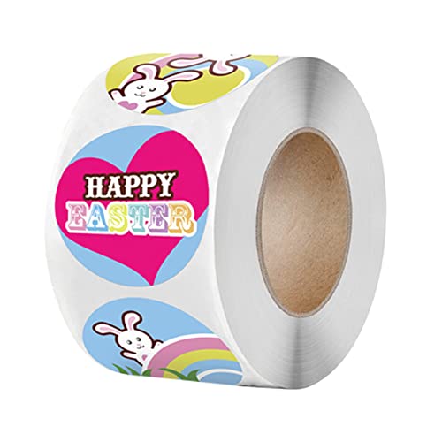 1 Klebeband geldumschläge büwa umschlag dekorative sticker easter Klare Kreisaufkleber zum Verschließen Punktaufkleber Osterhasen-Aufkleber Osterhasen-Geschenktütenaufkleber Gadpiparty von Gadpiparty