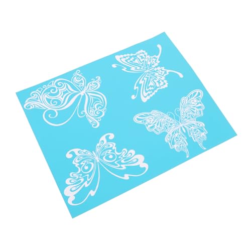 Gadpiparty 1 Blatt Wiederverwendbare Siebdruckschablone mit Schmetterlingsmuster Selbstklebende DIY Schablone für Dekoration Wänden und Böden Einfach zu Reinigen und Schnell Trocknend für Gadpiparty 1 Blatt Wiederverwendbare Siebdruckschablone mit Schmetterlingsmuster Selbstklebende DIY Schablone für Dekoration Wänden und Böden Einfach zu Reinigen und Schnell Trocknend für von Gadpiparty
