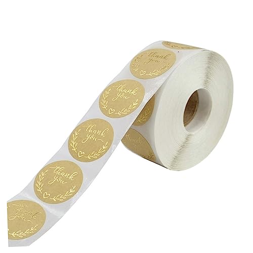 Gadpiparty 1 Rolle 500st Selbstklebendes Etikett Pergamentumschläge Backaufkleber-etikett Etikettenaufkleber Für Geschenktüten Kreis Aufkleber Washi-tape Baby Papier Fotoalbum Ölzweig von Gadpiparty