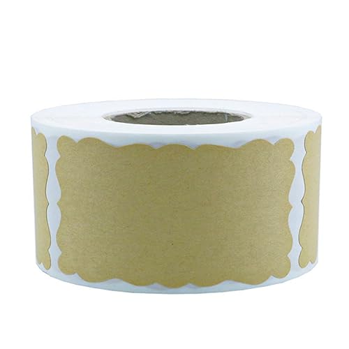 Gadpiparty 1 Rolle Selbstklebende Kraftpapieretiketten mit Leeren Aufklebern für DIY Verpackungen und Beschriftungen für Kunstprojekte und Kreative Anwendungen Gadpiparty 1 Rolle Selbstklebende Kraftpapieretiketten mit Leeren Aufklebern für DIY Verpackungen und Beschriftungen für Kunstprojekte und Kreative Anwendungen von Gadpiparty
