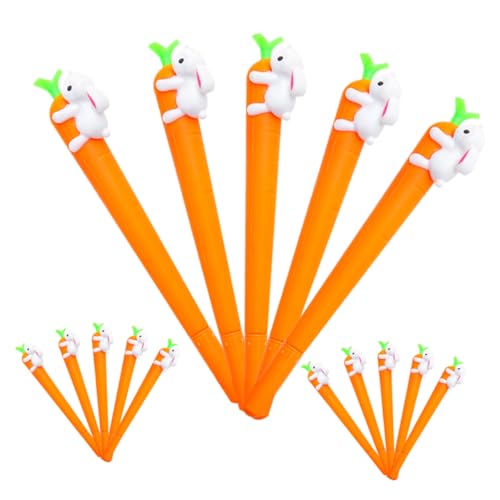 Gadpiparty 1 Satz Karotte Gel Stift Spitze Schwarze Stifte Farbige Stifte Bleistift Notizblöcke Schulbedarf Permanentmarker Schwarz Whiteboard-stifte Punkt Tinte Schreiben Orange Plastik 24st von Gadpiparty