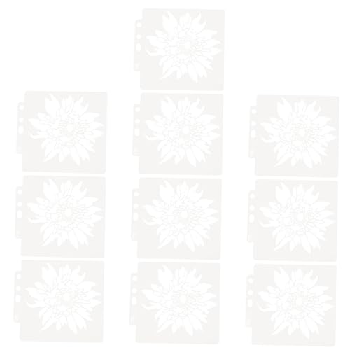 Gadpiparty 1 Satz Teiliges Malvorlagen Für Diy Schablonen Mit Blumenmustern Wiederverwendbare Zeichenvorlagen Für Gestalten Und Handarbeit Beige 10 Stück Gadpiparty 1 Satz Teiliges Malvorlagen Für Diy Schablonen Mit Blumenmustern Wiederverwendbare Zeichenvorlagen Für Gestalten Und Handarbeit Beige 10 Stück von Gadpiparty
