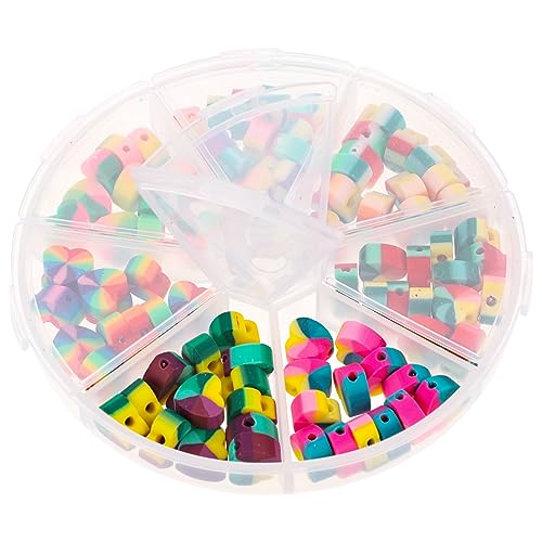 Gadpiparty 1 Schachtel Regenbogen Liebesperlen für Herz Charme Schmuck schnell groß herzförmige Perlen zum Basteln Herzperlen selber machen bastelt Herzperlen Polymer-Ton Gadpiparty 1 Schachtel Regenbogen Liebesperlen für Herz Charme Schmuck schnell groß herzförmige Perlen zum Basteln Herzperlen selber machen bastelt Herzperlen Polymer-Ton von Gadpiparty
