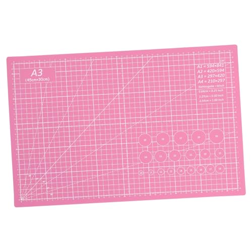 Gadpiparty 1 Stück Selbstheilende Schneidematte PVC Doppelseitiges Rutschfestes Schneidebrett für Basteln Quilten und Diy Projekte für Präzises Gadpiparty 1 Stück Selbstheilende Schneidematte PVC Doppelseitiges Rutschfestes Schneidebrett für Basteln Quilten und Diy Projekte für Präzises von Gadpiparty