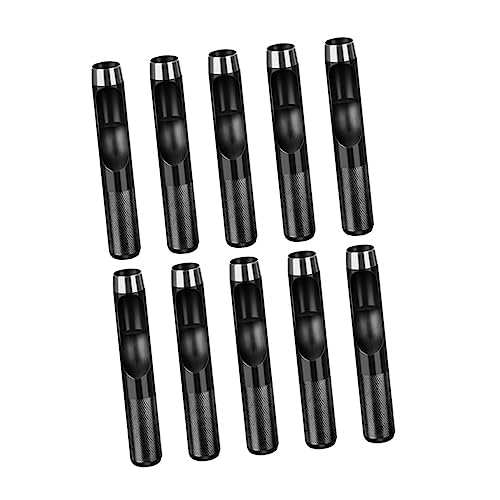 Gadpiparty 10 Stück Teiliges Leder Lochstanzer Schwarzer Hohlpunchen für Gürtel Professionelles Werkzeug für Lederarbeiten und Diy Projekte Gadpiparty 10 Stück Teiliges Leder Lochstanzer Schwarzer Hohlpunchen für Gürtel Professionelles Werkzeug für Lederarbeiten und Diy Projekte von Gadpiparty