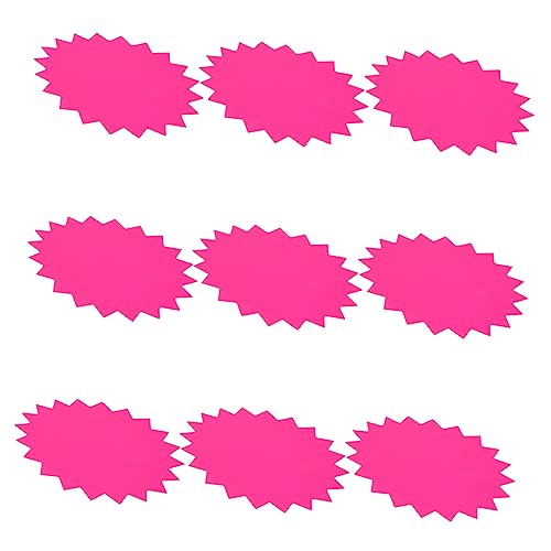 Gadpiparty 100 Blatt Marktpreiszeichen Fluoreszierende Tags Retail Shop Label Tags von Gadpiparty