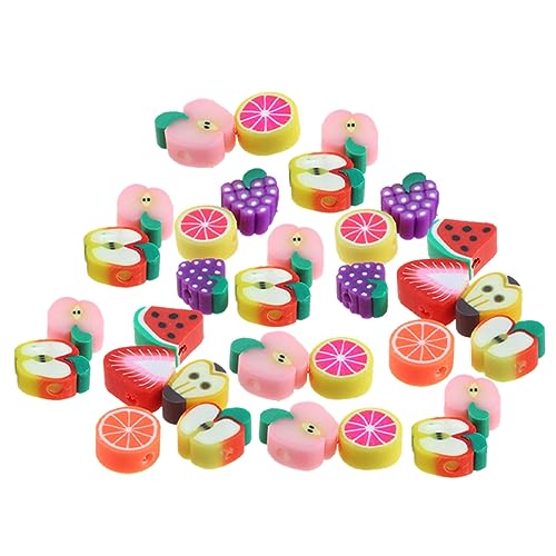 Gadpiparty 100 Stück Frucht Themen Polymer Clay Perlen Handgemachte Schmuckperlen für DIY Armbänder und Bastelprojekte Geeignet für Kreative Schmuckherstellung Gadpiparty 100 Stück Frucht Themen Polymer Clay Perlen Handgemachte Schmuckperlen für DIY Armbänder und Bastelprojekte Geeignet für Kreative Schmuckherstellung von Gadpiparty