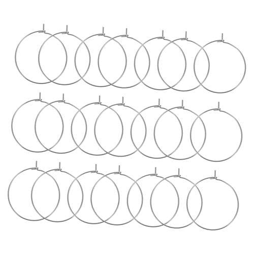 Gadpiparty 100 Stück Ohrring-Zubehör Ohrringe Basteln Ergebnisse Schmuckzubehör Schlüssel DIY Anhängerrahmen DIY ohrring stifte Schmuckringe DIY Reifen Edelstahl 316 Silver Gadpiparty 100 Stück Ohrring-Zubehör Ohrringe Basteln Ergebnisse Schmuckzubehör Schlüssel DIY Anhängerrahmen DIY ohrring stifte Schmuckringe DIY Reifen Edelstahl 316 Silver von Gadpiparty