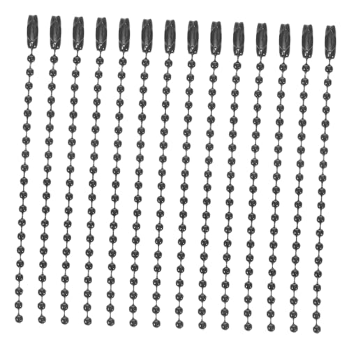 Gadpiparty 100 Stück Teiliges DIY Kugelkette aus Eisen mit Verbindern Vielseitig für Schlüsselanhänger Schmuckherstellung Tags und Bastelprojekte Verstellbar Langlebig Modisch Schwarz Gadpiparty 100 Stück Teiliges DIY Kugelkette aus Eisen mit Verbindern Vielseitig für Schlüsselanhänger Schmuckherstellung Tags und Bastelprojekte Verstellbar Langlebig Modisch Schwarz von Gadpiparty