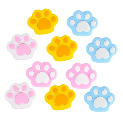 Gadpiparty 10Pcs Cat Paw Eraser Eraser Studenten Eraser Student Accessoire Cat Paw Decor Compact Eraser Katzenpaw Form Eraser Mini Eraser Bürozubehör Für Klassenzimmer Für Klassenzimmer von Gadpiparty