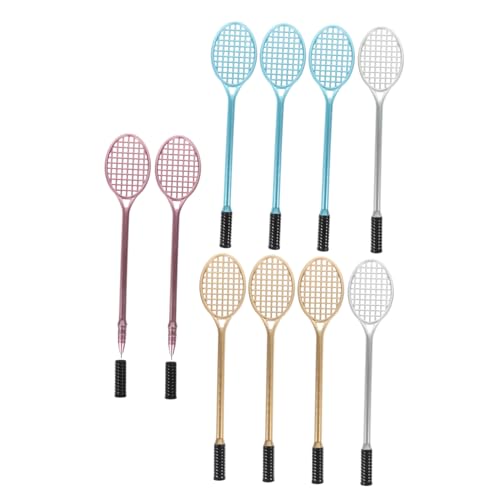 Gadpiparty 10st Badmintonschläger-gelstift Lustiger Stift Tennis Stift Süß Gelschreiber Feine Spitze Kugelschreiber Badmintonschlägerhülle Süßer Stift Neonstifte Squash-schläger von Gadpiparty