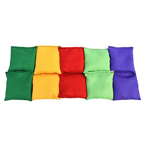 Gadpiparty 10st Sandsack Sitzsäcke Aus Nylon Werfen Sie Sitzsäcke Loch Taschen Sackwurfspielzeug Karnevals-maisloch-Spielzeug Kleiner Bohnensack Lochbeutel Sport Kind Kunststoffpartikel Pack von Gadpiparty