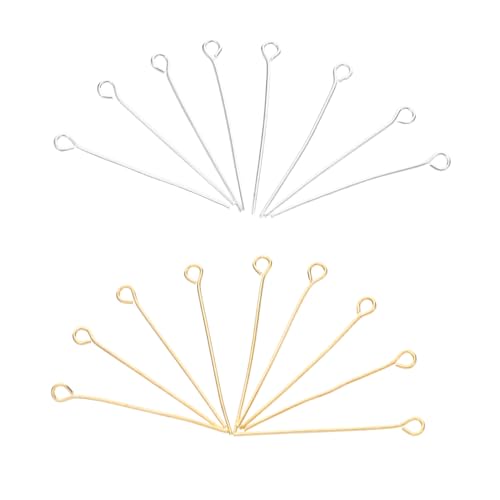 Gadpiparty 1200 Stück Teiliges Schmuckzubehör Metall Kettelstifte Gold Silber für DIY Schmuckherstellung Armbänder Halsketten Ohrringe Vielseitig Einsetzbar Robust Gadpiparty 1200 Stück Teiliges Schmuckzubehör Metall Kettelstifte Gold Silber für DIY Schmuckherstellung Armbänder Halsketten Ohrringe Vielseitig Einsetzbar Robust von Gadpiparty