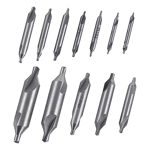 Gadpiparty 12er Set HSS A Typ 60° Zentrierbohrer Für Präzises Bohren Langlebige Metallbohrer Für Verschiedene Materialien Ideal Für Und Kunststoffanwendungen von Gadpiparty