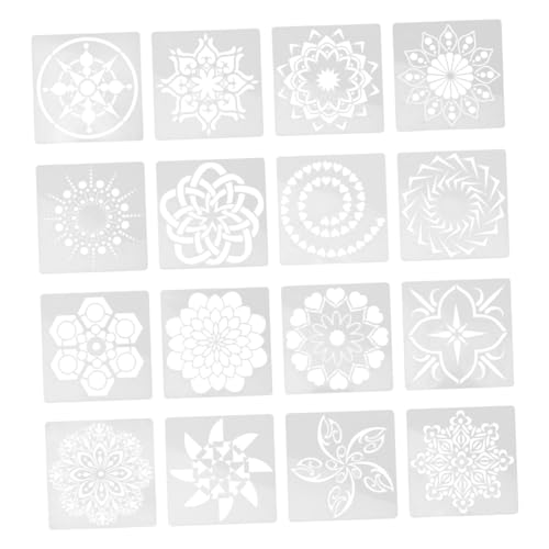 Gadpiparty 16 Stück Mandala Schablonen Teiliges DIY Malvorlagen Kit mit Kreativen Hohlen Designs für Scrapbooking Wandmalerei und Stoffgestaltung für Malbegeisterte Gadpiparty 16 Stück Mandala Schablonen Teiliges DIY Malvorlagen Kit mit Kreativen Hohlen Designs für Scrapbooking Wandmalerei und Stoffgestaltung für Malbegeisterte von Gadpiparty