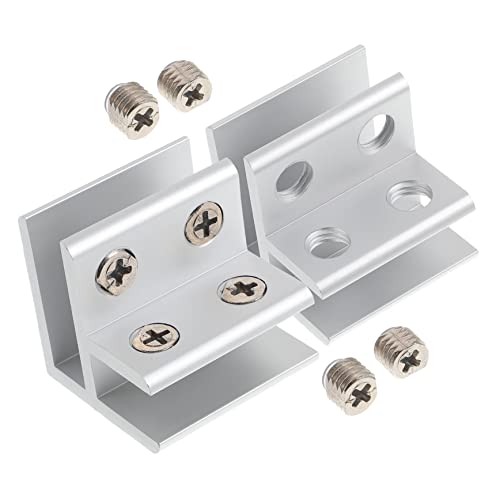 Gadpiparty 2 Stück 90 Geländer Glasklemme Lichter Ecke Schraubstock Für Die Holzbearbeitung Deck Schlauch Klemmen Holzbearbeitung Clip Verriegeln Zange Kabel Aluminiumlegierung Silver von Gadpiparty