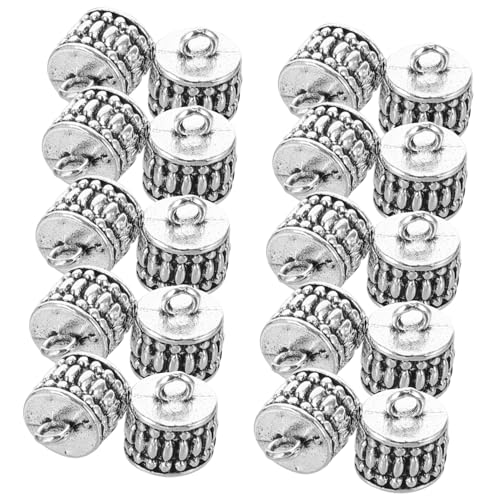 Gadpiparty 20 Stück Anhänger aus tibetischem Silber Vintage Perlenkappen Halskette Perlen Halskette lose Perle Perlen für die Herstellung von Halsketten Perlenkits Armbandperlen Zinklegierung Gadpiparty 20 Stück Anhänger aus tibetischem Silber Vintage Perlenkappen Halskette Perlen Halskette lose Perle Perlen für die Herstellung von Halsketten Perlenkits Armbandperlen Zinklegierung von Gadpiparty