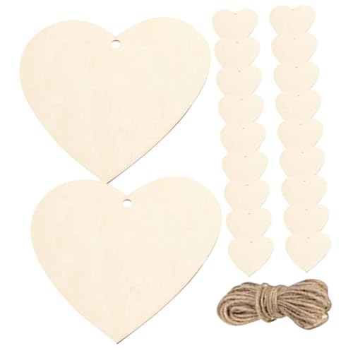 Gadpiparty 200 Stück Herzförmige Holzscheiben DIY Unbehandelt für Bastelarbeiten Holzherzen mit Juteseil für Hochzeiten Valentinstag Partydekoration und Kunstwerke Gadpiparty 200 Stück Herzförmige Holzscheiben DIY Unbehandelt für Bastelarbeiten Holzherzen mit Juteseil für Hochzeiten Valentinstag Partydekoration und Kunstwerke von Gadpiparty