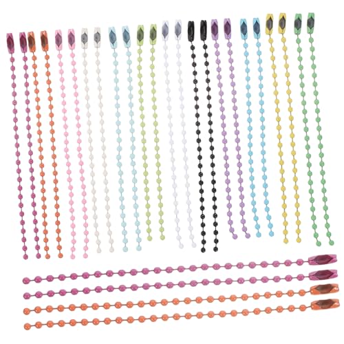 Gadpiparty 200 Stück Kugelkette Metallperlenkette für Schlüsselanhänger Etiketten und Diy Schmuck Dekorative Hängeketten für Hundemarken und Anhänger Leicht und Langlebig Gadpiparty 200 Stück Kugelkette Metallperlenkette für Schlüsselanhänger Etiketten und Diy Schmuck Dekorative Hängeketten für Hundemarken und Anhänger Leicht und Langlebig von Gadpiparty