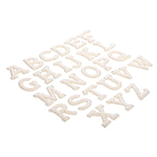 Gadpiparty 26 Stück Alphabet Brief Post Heimkehr Die Handwerk Verzierungen buchstabenperlen DIY-Patches Bügelnflecken Flicken für Kleidung englische buchstabenpatches Polyester Weiß Gadpiparty 26 Stück Alphabet Brief Post Heimkehr Die Handwerk Verzierungen buchstabenperlen DIY-Patches Bügelnflecken Flicken für Kleidung englische buchstabenpatches Polyester Weiß von Gadpiparty